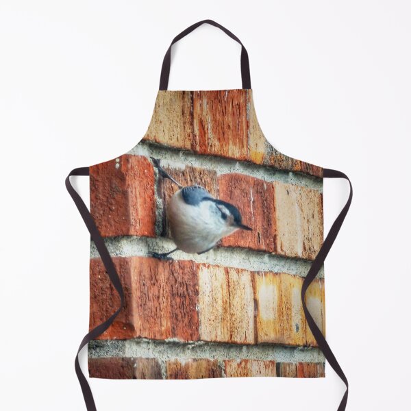 Item preview, White-Breasted Nuthatch on the Brick Wall! designed and sold by SXW Designs.