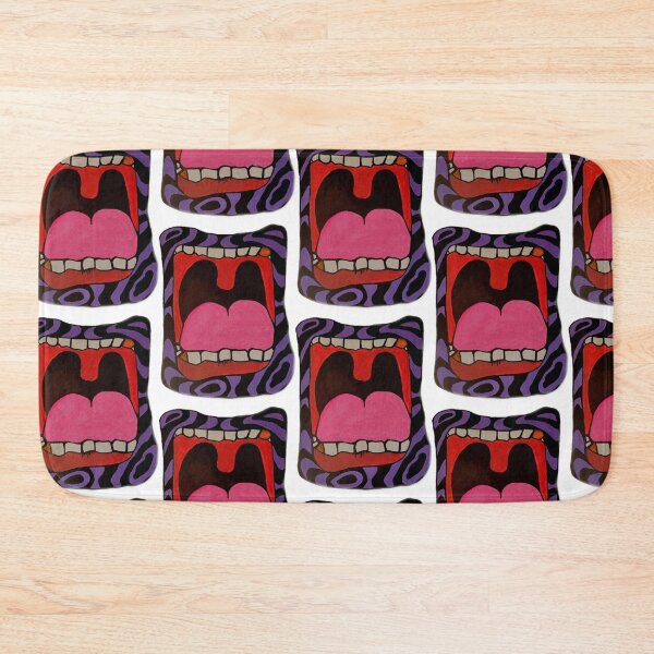 Item preview, Screaming mouth abstract art ( colored ) designed and sold by OneUpArtDesigns.