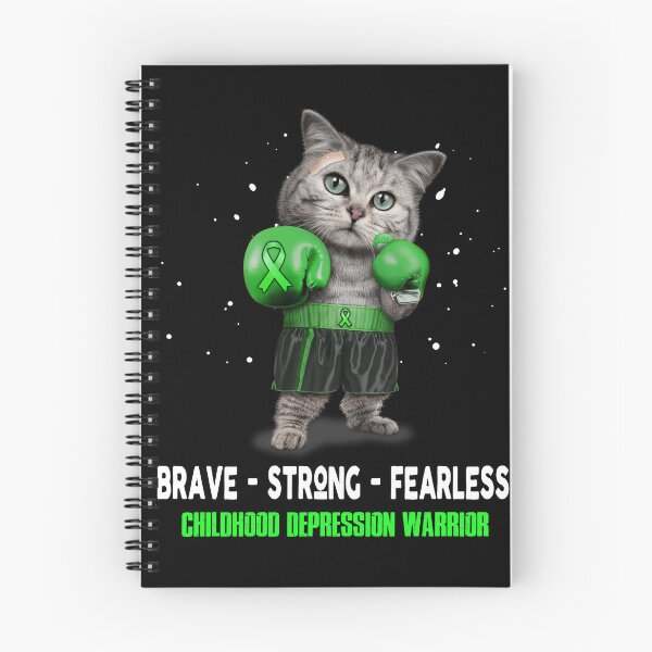 Item preview, Childhood Depression Warrior - BRAVE STRONG FEARLESS designed and sold by Berriosly.