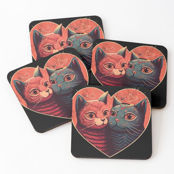 Item preview,  Adorable Kitty Cat Couple Valentine Valentine's Day Design  designed and sold by Xx4thseasonxX.