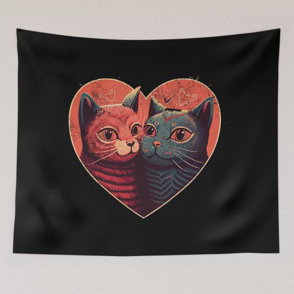 Item preview,  Adorable Kitty Cat Couple Valentine Valentine's Day Design  designed and sold by Xx4thseasonxX.