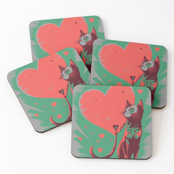 Item preview, Adorable Kitty Cat Couple Valentine Valentine's Day Design  designed and sold by Xx4thseasonxX.
