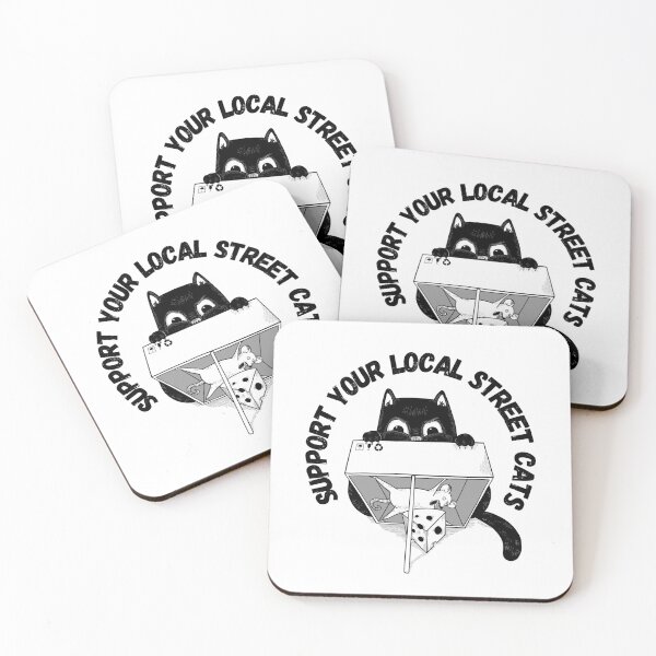Item preview, Support Your Local Street Cats designed and sold by Oceanarium.