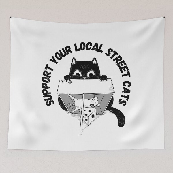 Item preview, Support Your Local Street Cats designed and sold by Oceanarium.