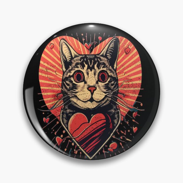 Item preview, Adorable Kitty Cat Crazy Valentine Valentine's Day Design  designed and sold by Xx4thseasonxX.