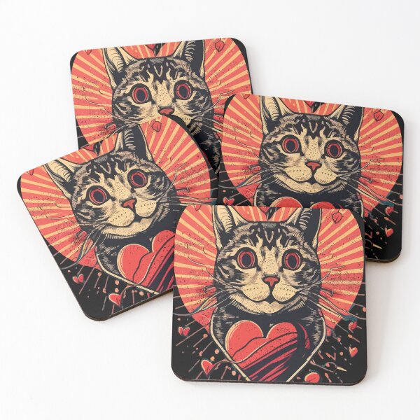 Item preview, Adorable Kitty Cat Crazy Valentine Valentine's Day Design  designed and sold by Xx4thseasonxX.