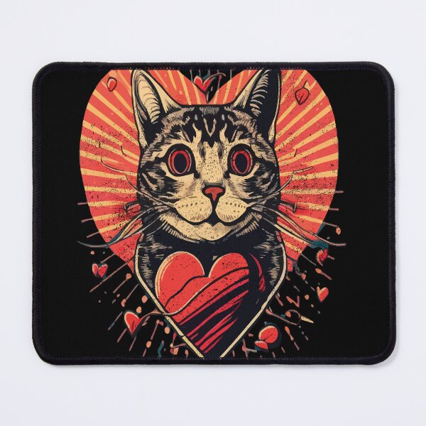 Item preview, Adorable Kitty Cat Crazy Valentine Valentine's Day Design designed and sold by Xx4thseasonxX.