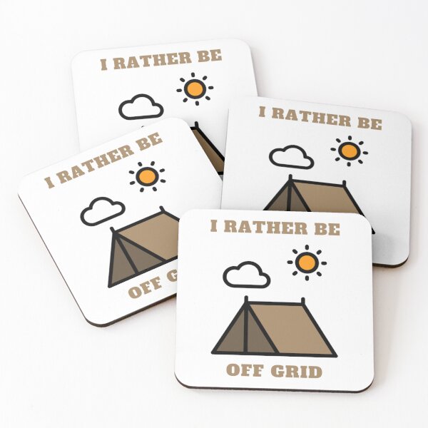 Item preview, I rather be off grid camping designed and sold by TouchofAlaska.