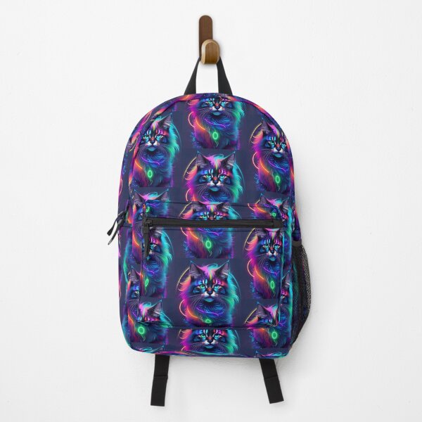 Item preview, Neon Cat - Modern Digital Art designed and sold by Ai-michiart.