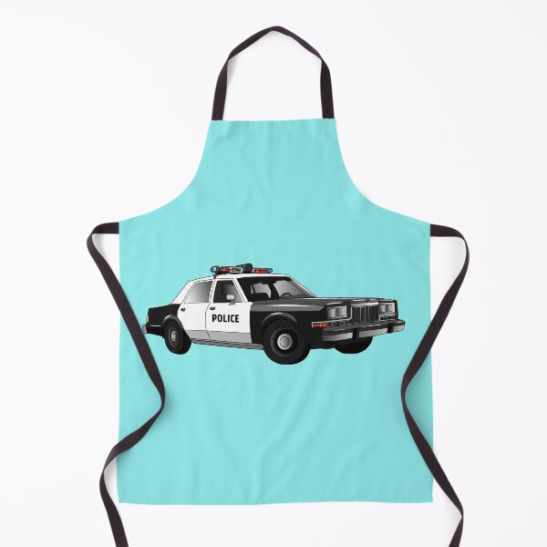 Item preview, Police car cartoon illustration designed and sold by Misscartoon.