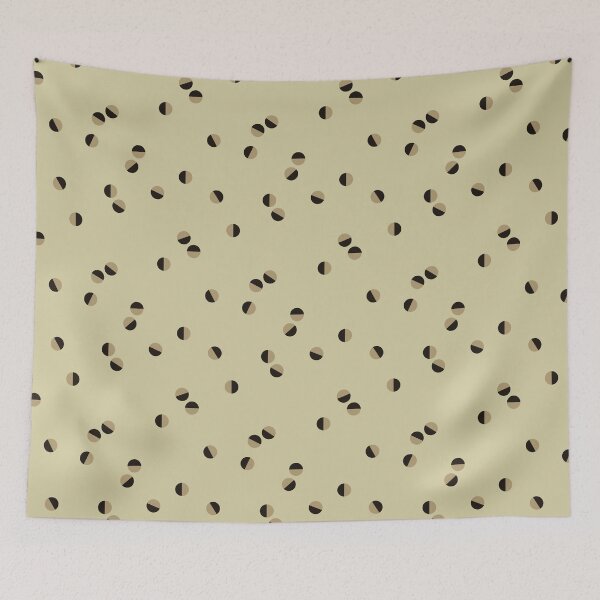 Item preview, Scattered Dots Minimalist Geometric Pattern - Muted Earthy Pistachio designed and sold by Charredsky.