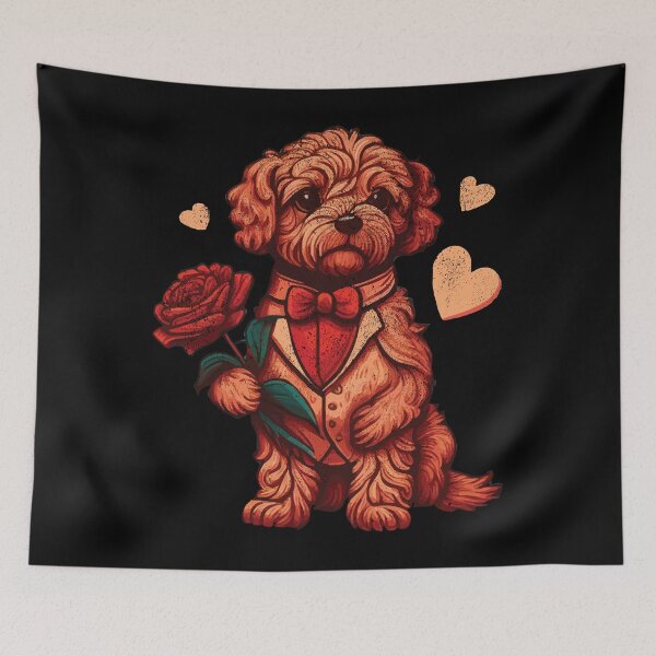 Item preview,  Adorable Puppy Dog Valentine Valentine's Day Design  designed and sold by Xx4thseasonxX.