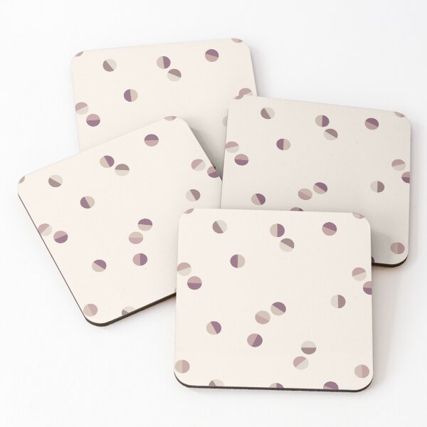 Item preview, Scattered Dots Minimalist Geometric Pattern - Muted Light Mauve designed and sold by Charredsky.