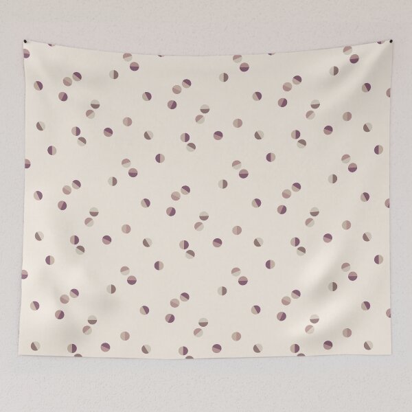 Item preview, Scattered Dots Minimalist Geometric Pattern - Muted Light Mauve designed and sold by Charredsky.