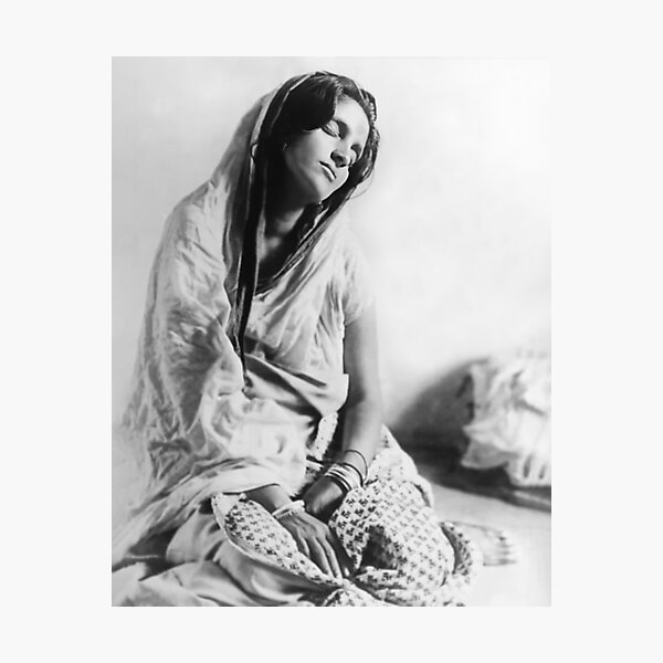 Item preview, Sri Anandamayi Ma in Meditation designed and sold by TJ Devadatta Best.