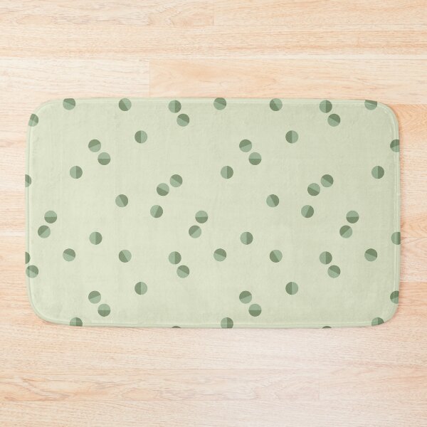 Item preview, Scattered Dots Minimalist Geometric Pattern - Garden Green designed and sold by Charredsky.