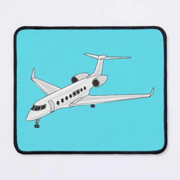 Item preview, Private jet cartoon illustration designed and sold by Misscartoon.