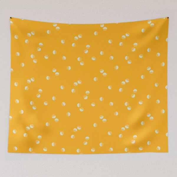 Item preview, Scattered Dots Minimalist Geometric Pattern - Garden Marigold designed and sold by Charredsky.