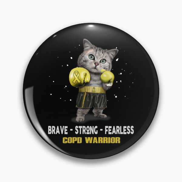 Item preview, COPD Warrior - BRAVE STRONG FEARLESS designed and sold by Berriosly.