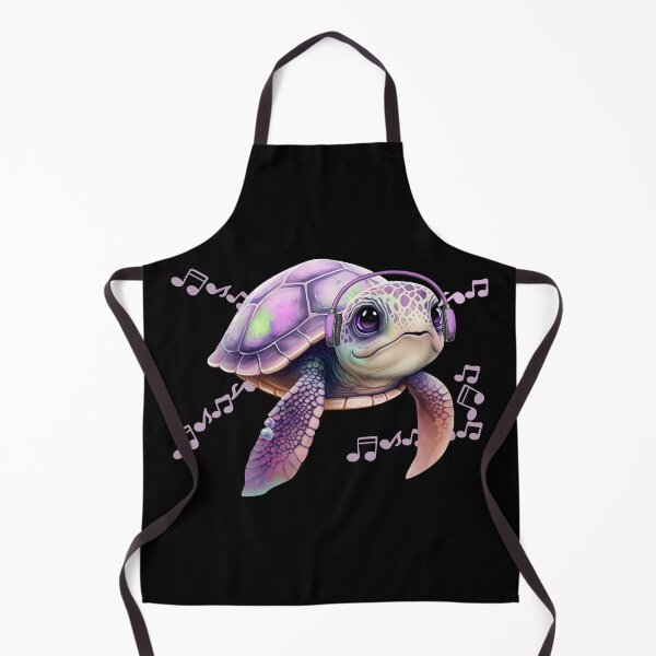 Item preview, Turtle with headphones listens to music designed and sold by Artbellachi.