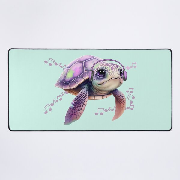 Item preview, Turtle with headphones listens to music designed and sold by Artbellachi.