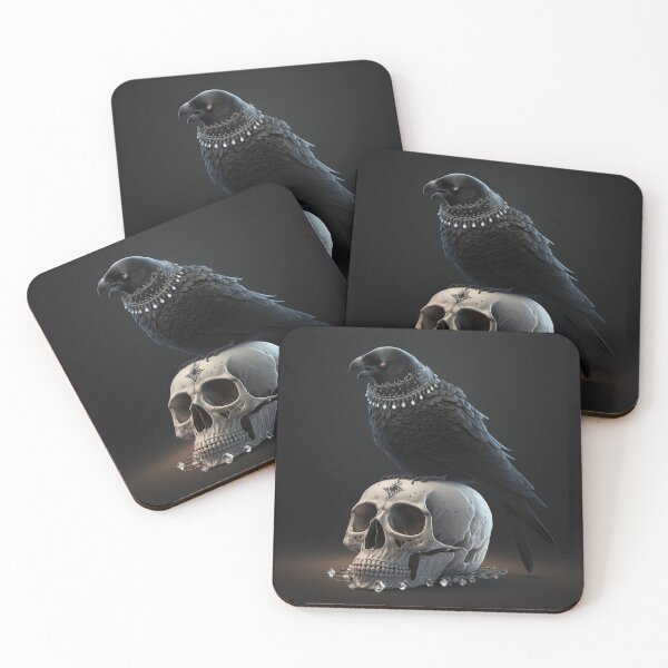 Item preview, Skull with Crow designed and sold by Globuwear.