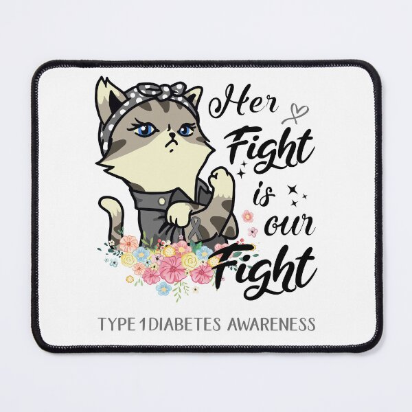 Item preview, Type 1 Diabetes Awareness - Her Fight is our Fight designed and sold by RekaJoJo.