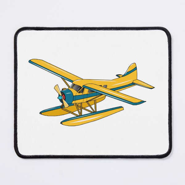 Item preview, Seaplane cartoon illustration designed and sold by Misscartoon.