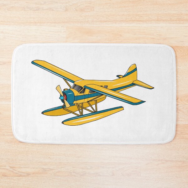 Item preview, Seaplane cartoon illustration designed and sold by Misscartoon.