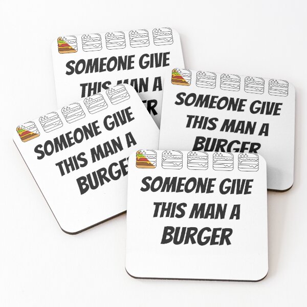 Item preview, Give this man a burger designed and sold by JoRealm.