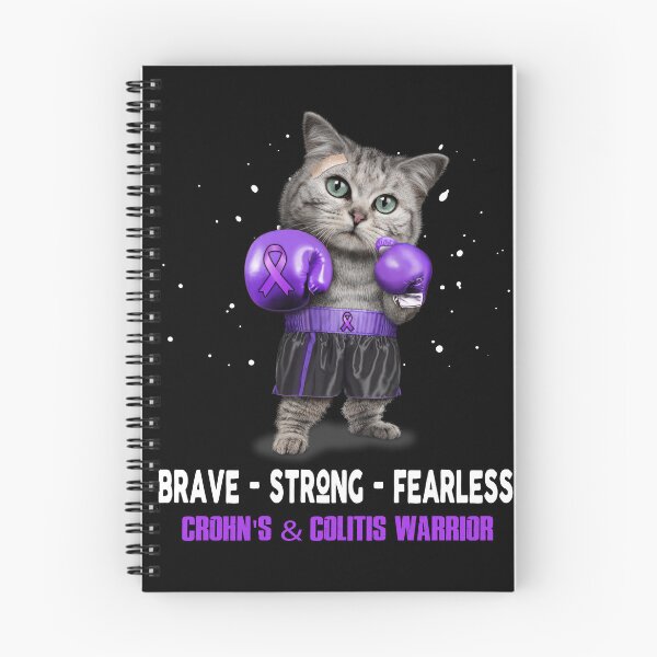 Item preview, Crohn's & Colitis Warrior - BRAVE STRONG FEARLESS designed and sold by Berriosly.