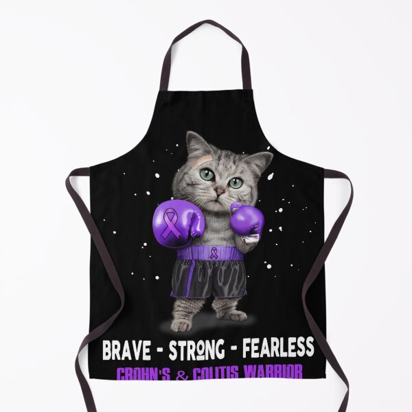 Item preview, Crohn's & Colitis Warrior - BRAVE STRONG FEARLESS designed and sold by Berriosly.