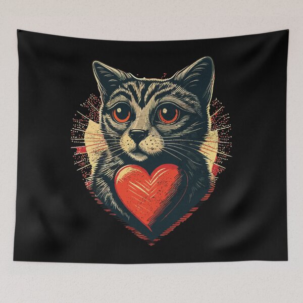 Item preview, Adorable Kitty Cat Sad Valentine Valentine's Day Design  designed and sold by Xx4thseasonxX.