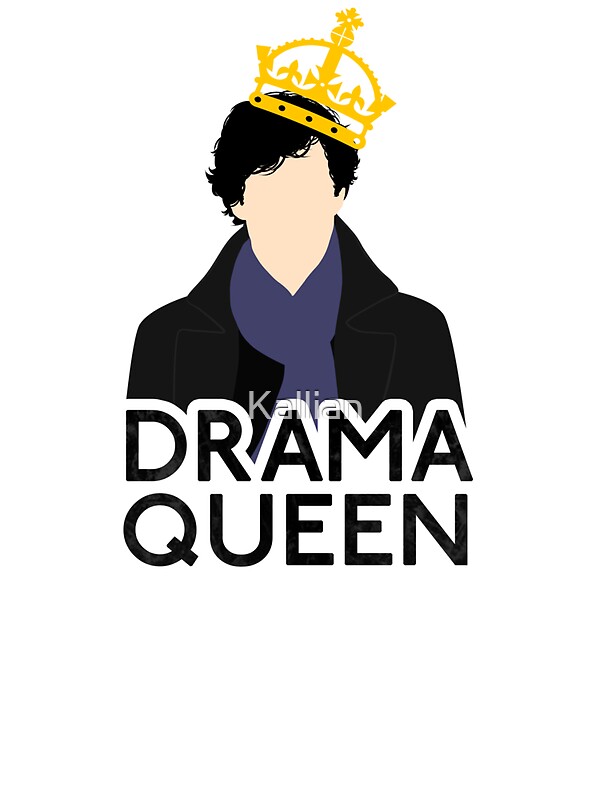 quot;Sherlock  Drama Queenquot; Stickers by Kallian  Redbubble