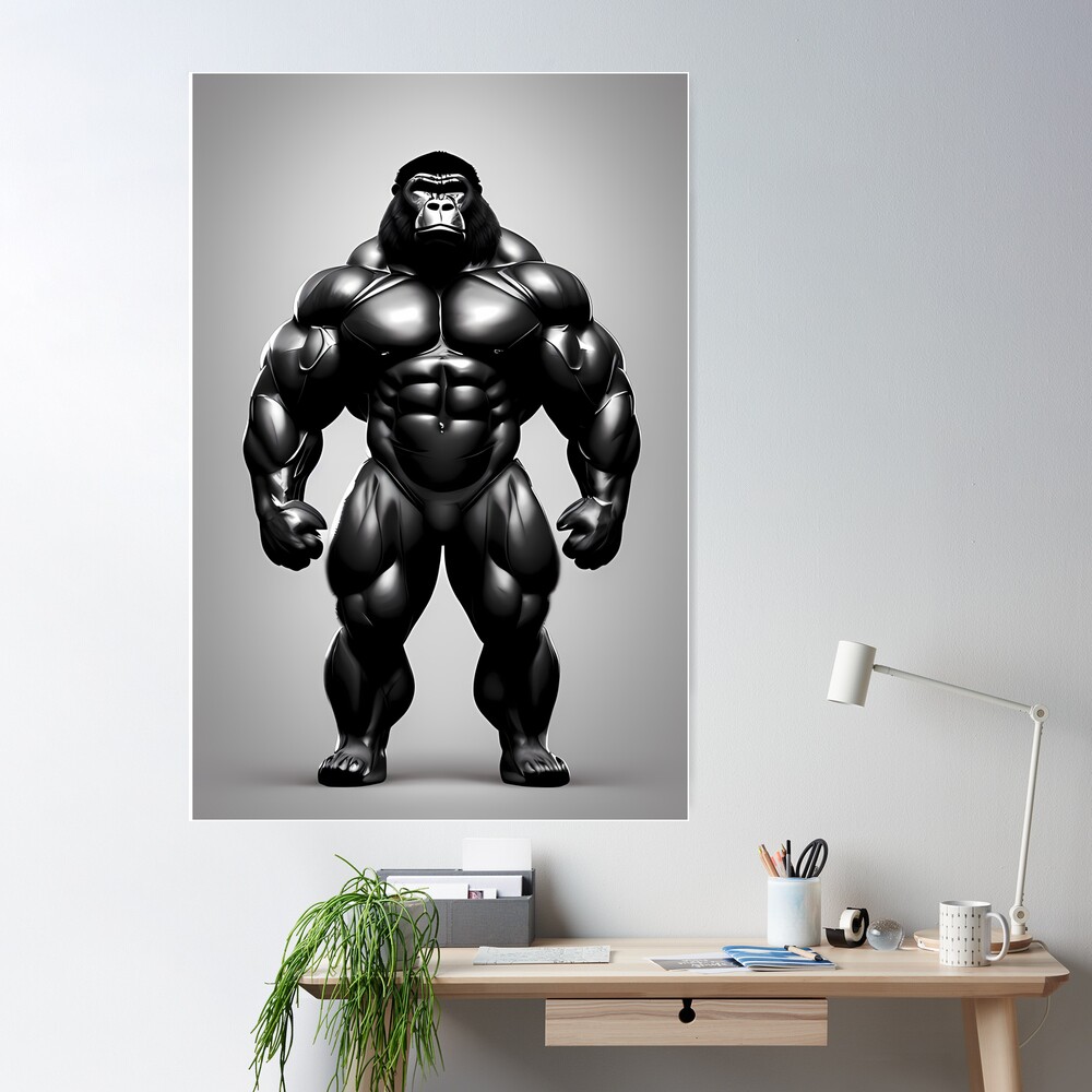 Gorilla Gym Poster for Sale by carlhuber