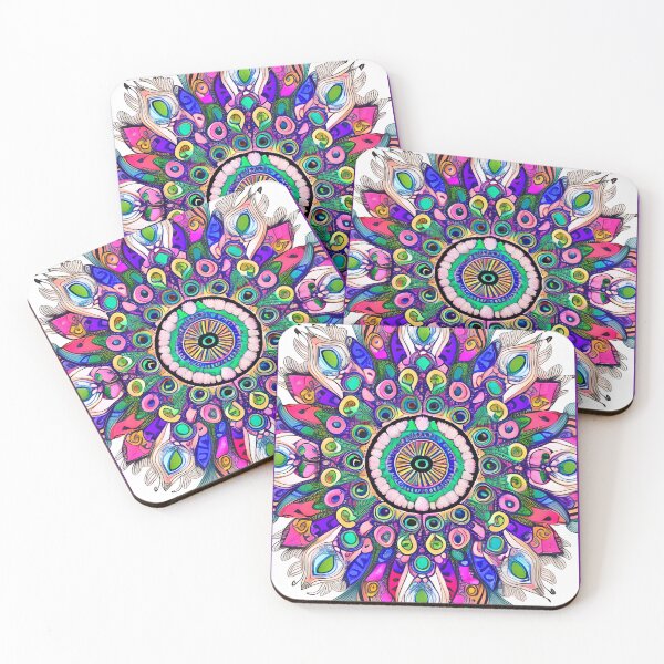 Item preview, PEACOCK BOHO MANDALA designed and sold by DanaMire.