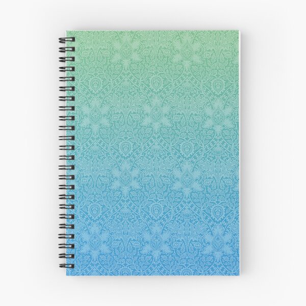 Item preview, Green Blue Ombre Vintage Style Floral designed and sold by bizbostudio.