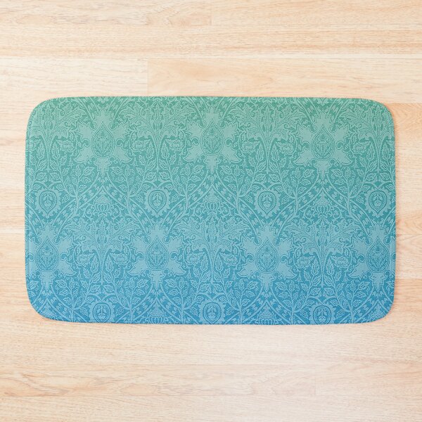Item preview, Green Blue Ombre Vintage Style Floral designed and sold by bizbostudio.