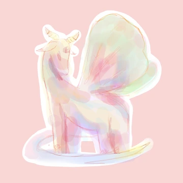 Artwork thumbnail, Pastel Dragon by RaspberryPunch