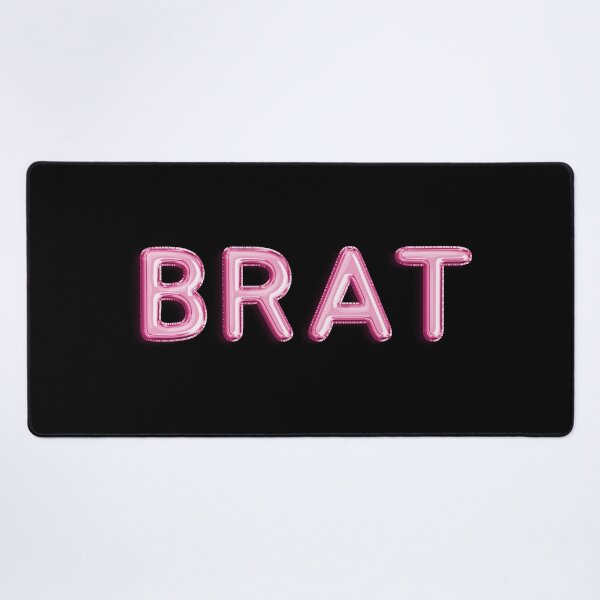 Item preview, Brat | Pink Foil Balloon Font DDLG Submissive designed and sold by KinkShoppe.