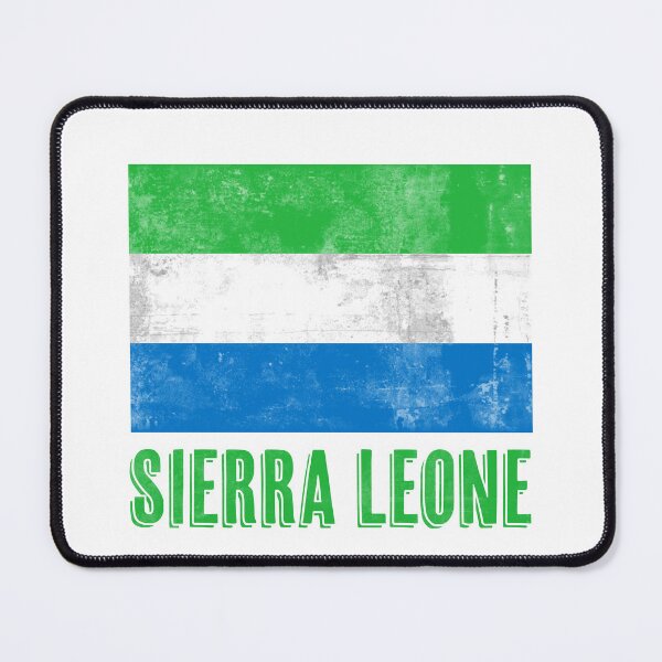 Item preview, Flag of Sierra Leone "Grunge" look. designed and sold by KTSubz Faith & Fun Designs.