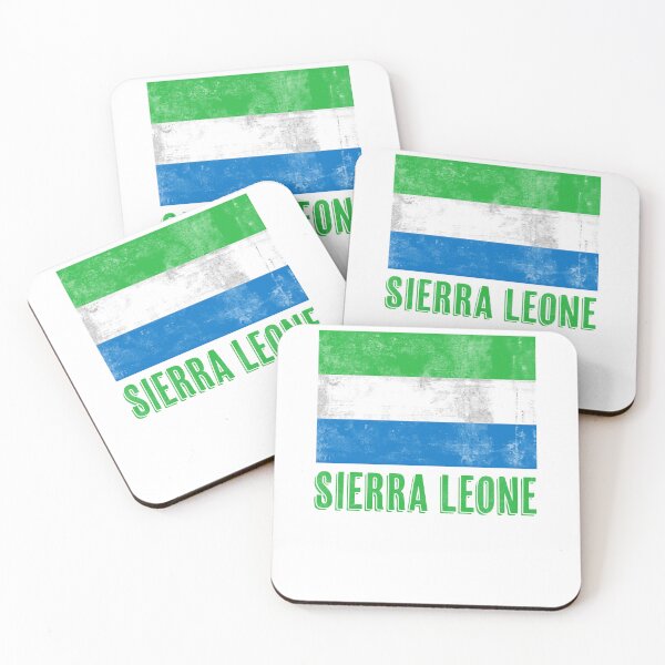 Item preview, Flag of Sierra Leone "Grunge" look. designed and sold by KTSubz Faith & Fun Designs.