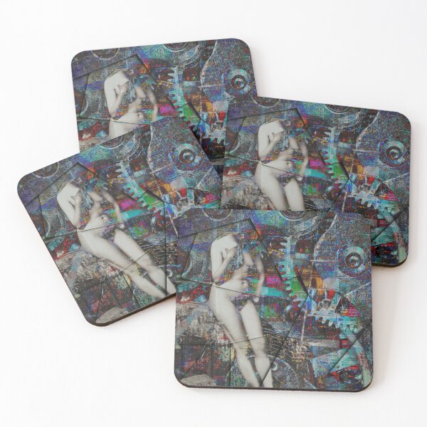 Item preview, "Machine Eros" Digital Collage Art designed and sold by Raven’s Wing Studio.