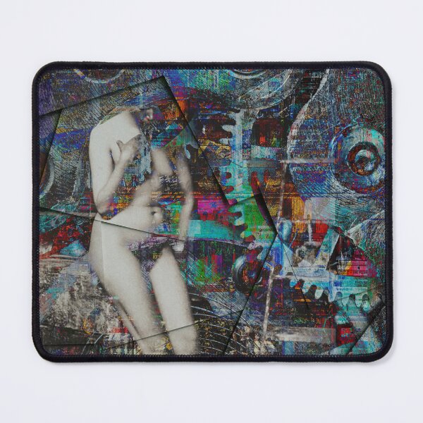Item preview, "Machine Eros" Digital Collage Art designed and sold by Raven’s Wing Studio.