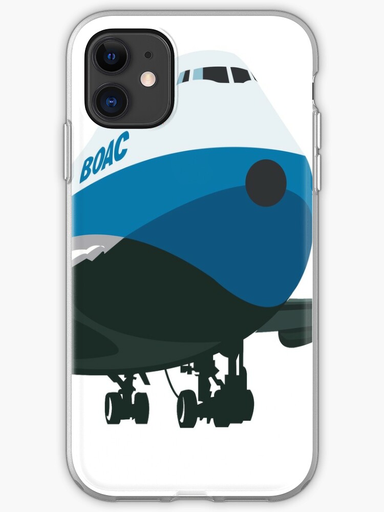 Boac 747 Heavy Iphone Case Cover By Getspeedbird Redbubble