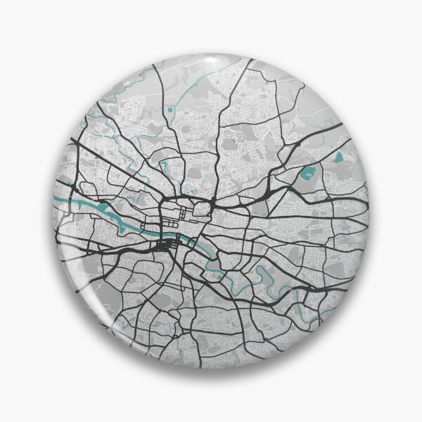Item preview, Glasgow Scotland UK Map - Minimal Style w/ Roads designed and sold by wxnw-designs.