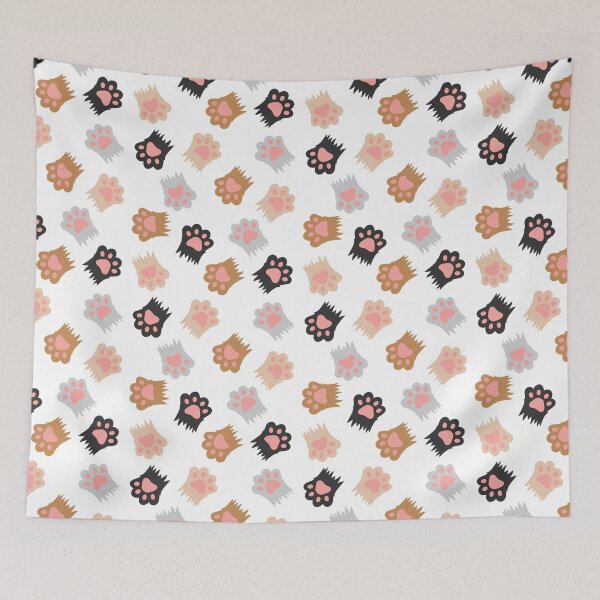 Item preview, Cat Paws Multiple colour designed and sold by karwilberevivalcollection.