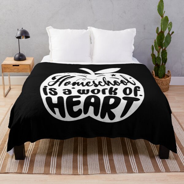 Item preview, Homeschool is a work of Heart Funny Mother's day Saying designed and sold by MouDantArts.
