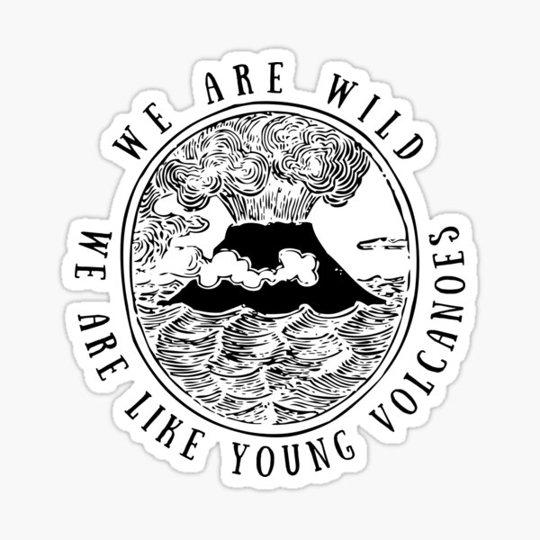 Fall Out Boy Young Volcanoes Design Sticker