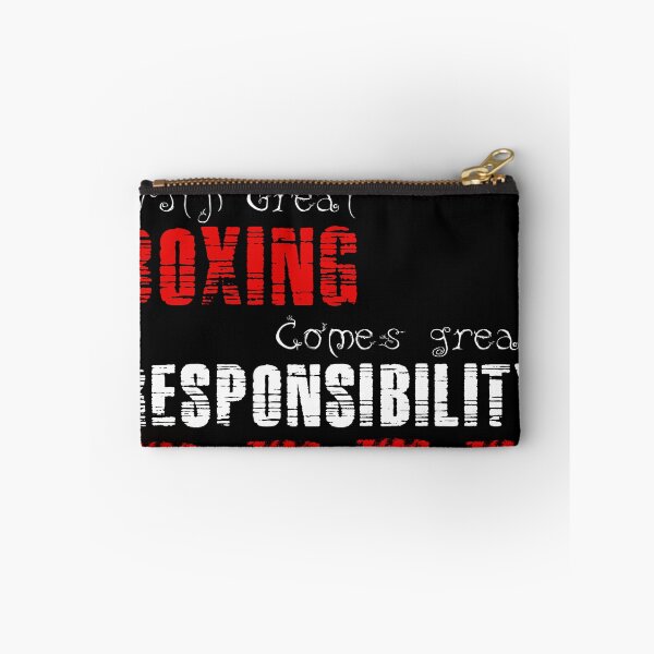 Item preview, With great Boxing comes great responsibility designed and sold by MartialArtsNerd.